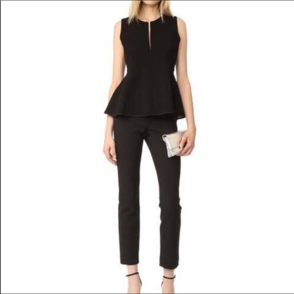 NWT Theory Ralnaka peplum top - sz S